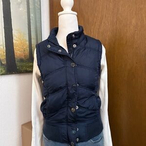 Vintage Aeropostale Navy Puffer Vest